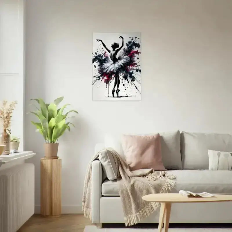 Banksys Girl with Balloon auf Ekstase Poster