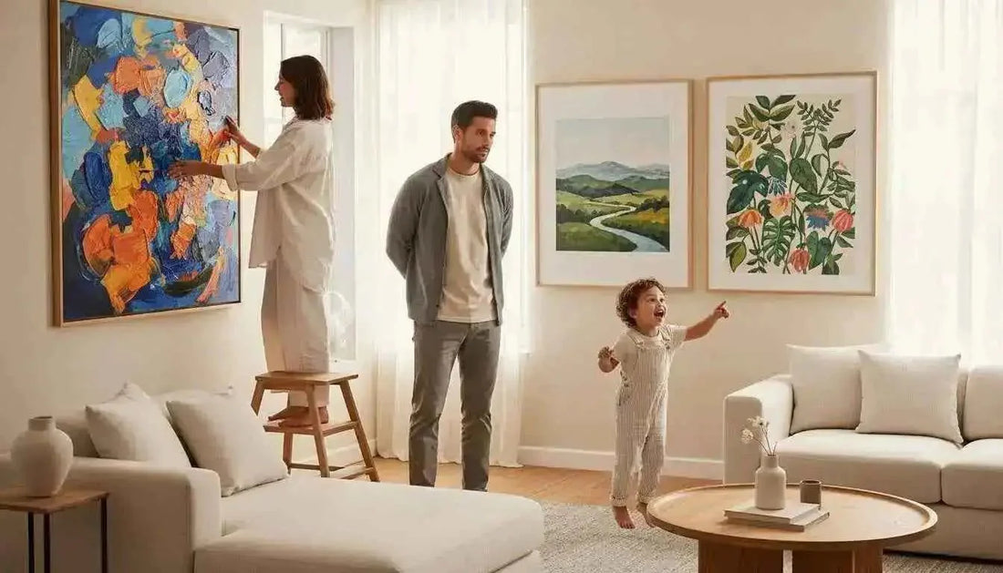 Samsung frame tv mit schwarzem rahmen und lebendigem display für emotionale resonanz und innere welt entdecken