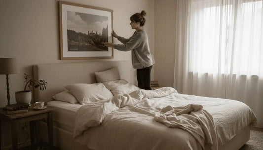 7 Tipps für Schlafzimmerkunst: Emotionale Räume gestalten - Curiocanvas