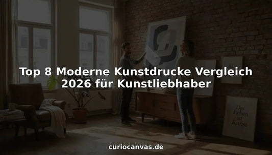 Top 8 Moderne Kunstdrucke Vergleich 2026 für Kunstliebhaber - Curiocanvas