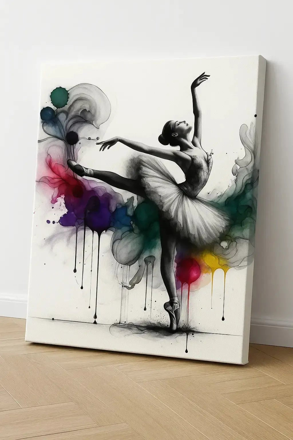 Waterfarbentanz Arabeske aus der Wandkunst Sammlung