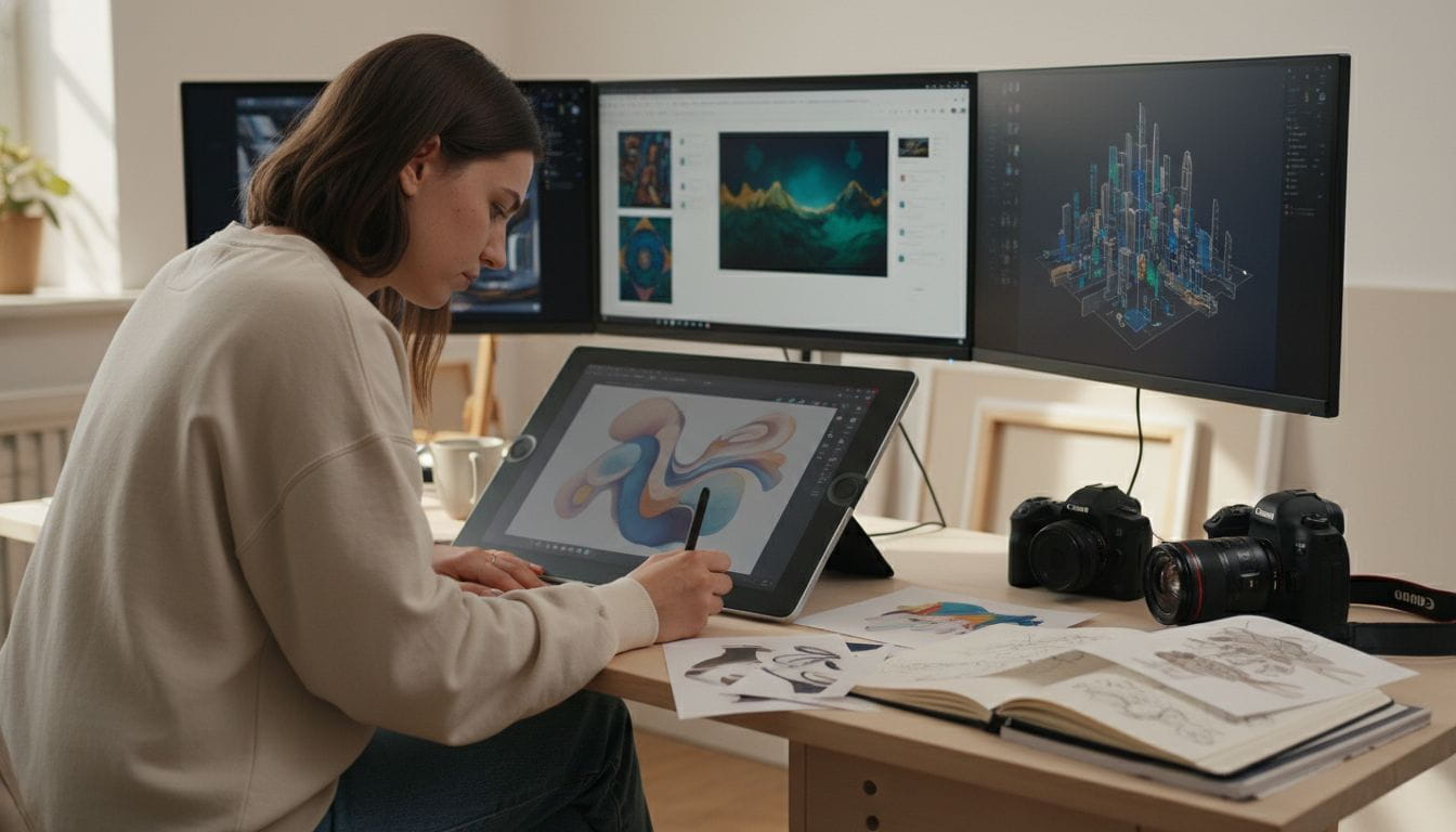 digital art studio