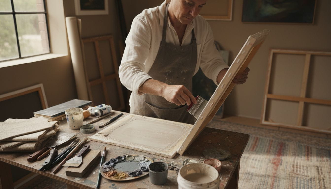 art studio canvas