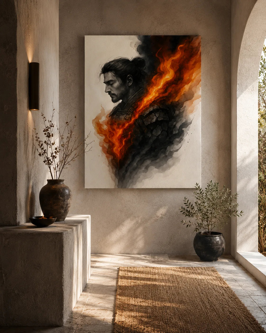 Le guerrier intérieur (Toile)