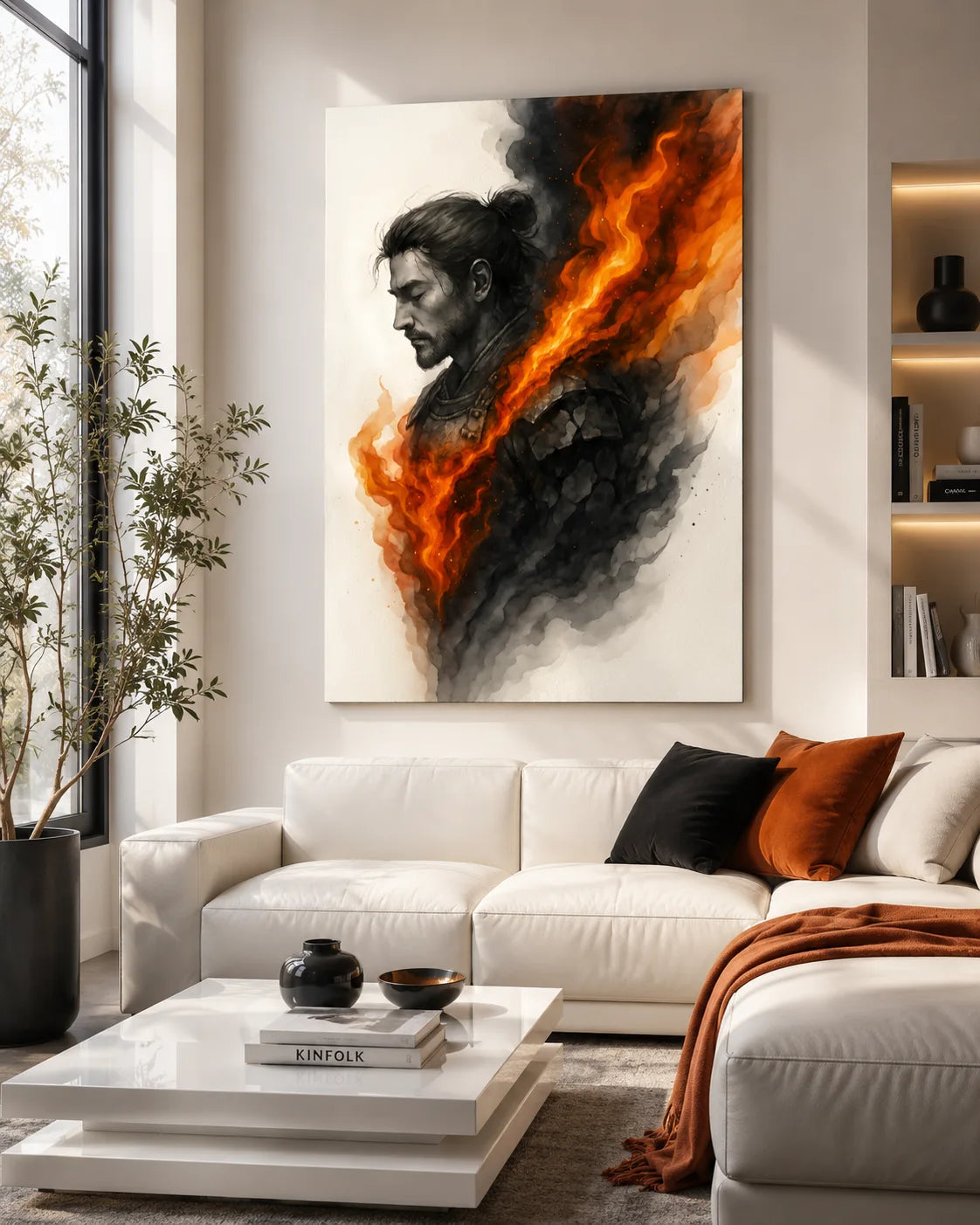 Le guerrier intérieur (Toile)