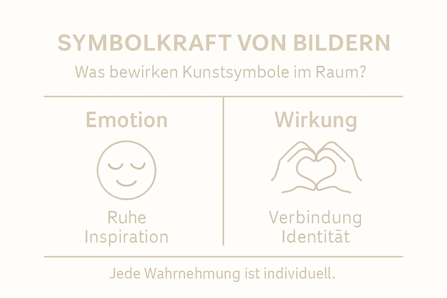Eine frau steht in einer galerie mit einem beigen stoffbeutel und erlebt symbolische bedeutung und emotionale resonanz.