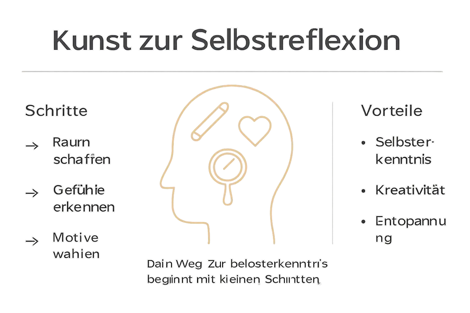 Pixelierter Kopf für kreative Selbsterkenntnis in achtsamem Raum