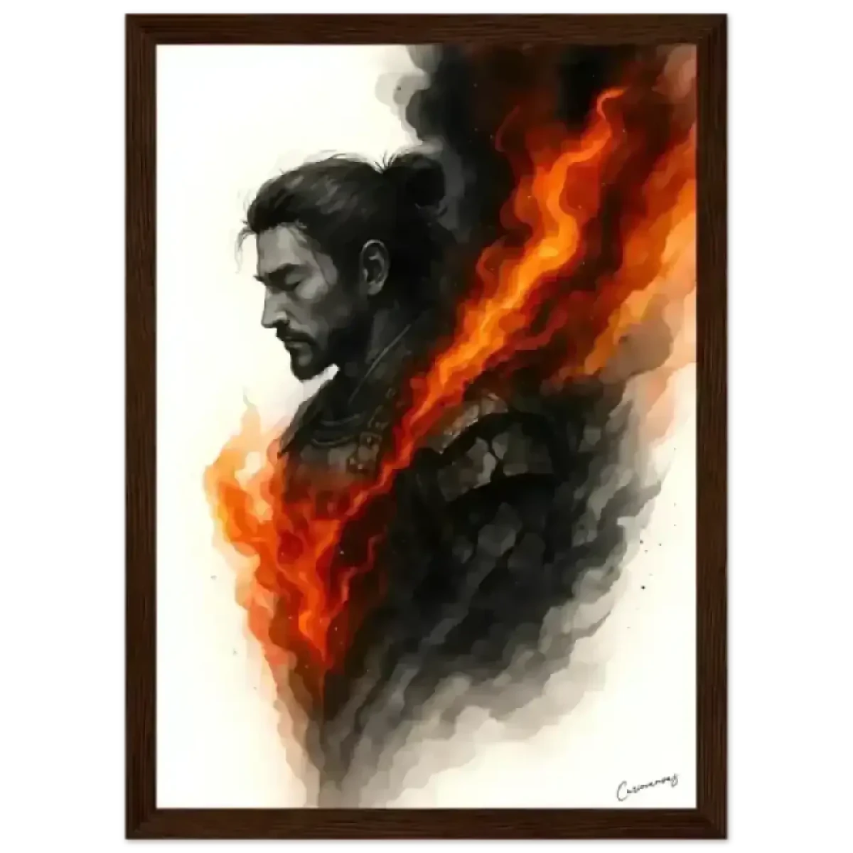 Der innere Krieger - Curiocanvas