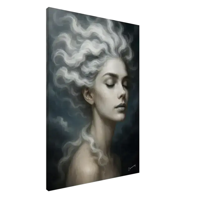 Ethereales Leinwandbild Gaia: Der Atem des Windes mit Luftbewegung