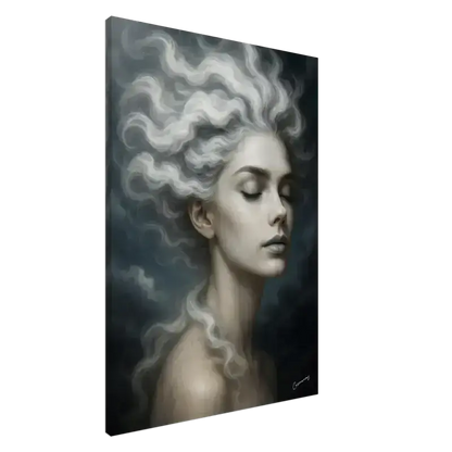 Ethereales Leinwandbild Gaia: Der Atem des Windes mit Luftbewegung