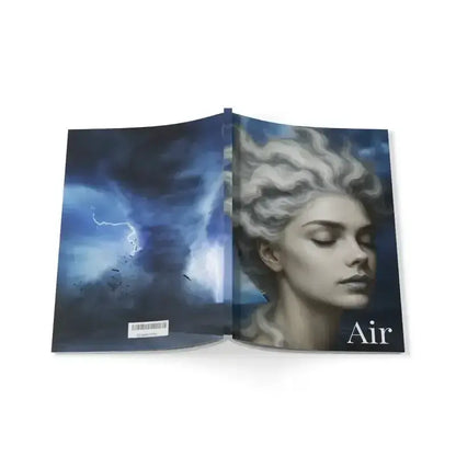 2018 Air Magazin mit stürmischem Cover einer Frau im GAIA Luft Element