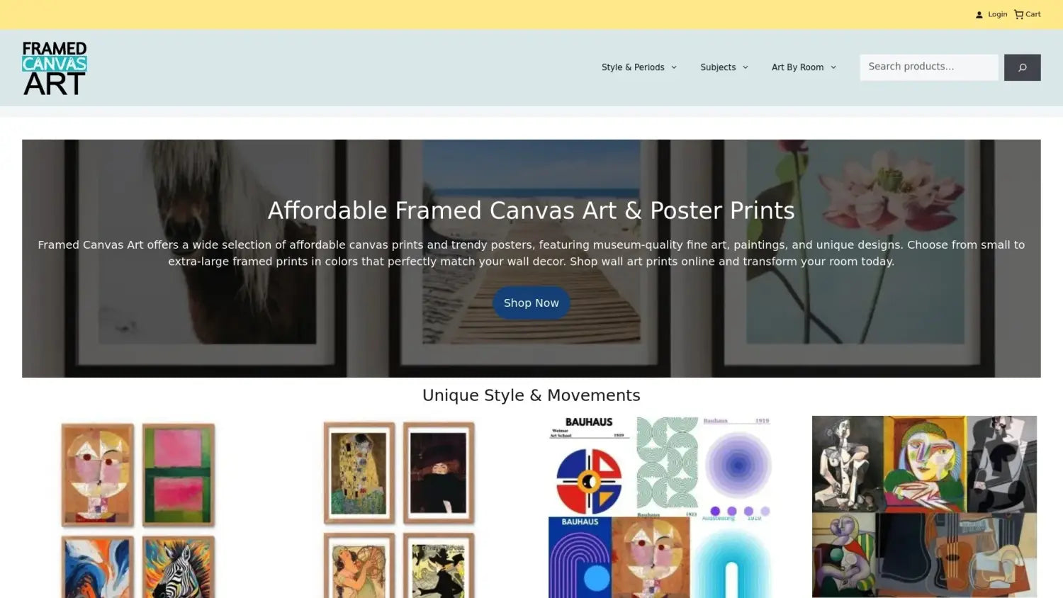 Gerahmte Leinwand-Drucke mythischer Kunstwerke für spirituelle Menschen