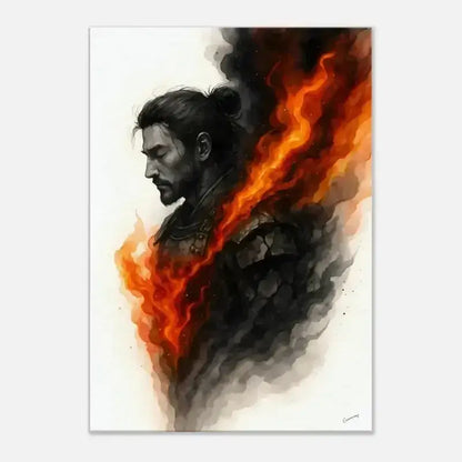 Feuriger Drache Poster Der Innere Krieger Leinwand