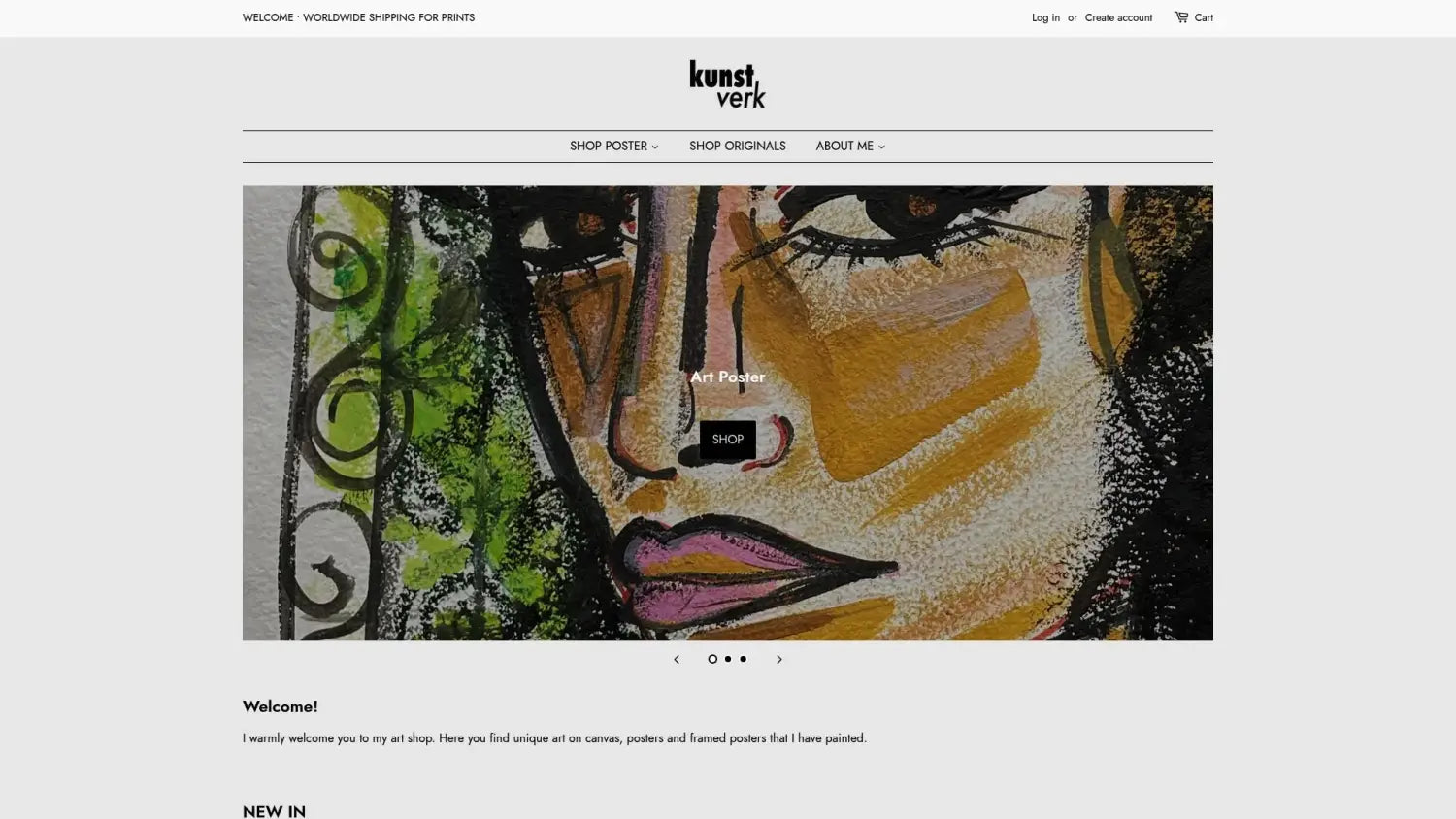 Mythisches Kunstwerk: stilisiertes Porträt mit grün-orange Tönen für spirituelle Menschen