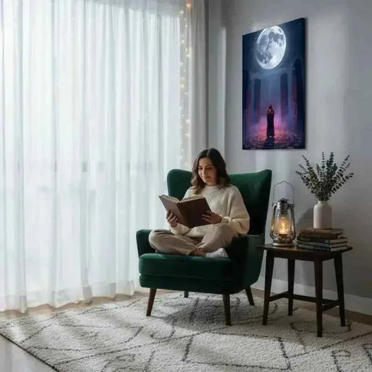 Grüner Luna Sanctum Sessel, limitierte Sammleredition mit Holzbeinen