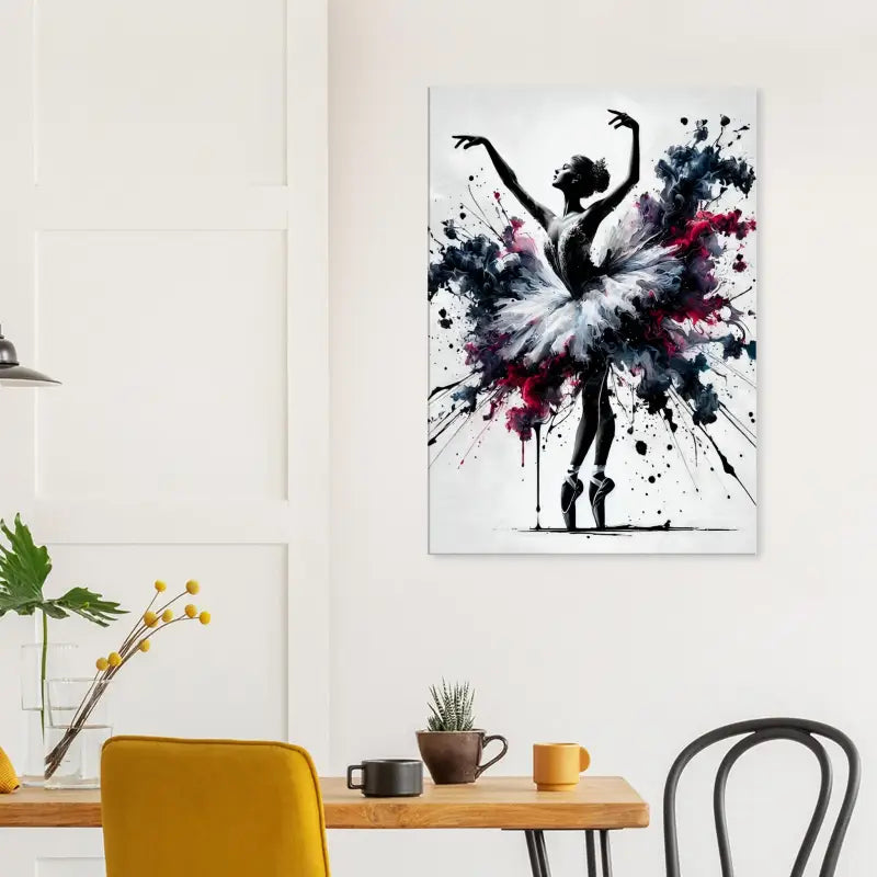 Ballerina Kunstdruck für das Produkt Tanz der Ekstase – Wenn Anmut explodiert