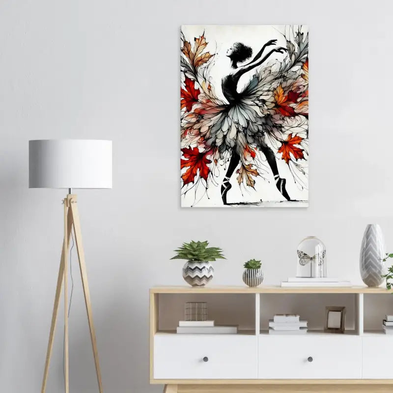 Ballerina Kunstdruck für den Herbsttanz in dem Produkt Tanz des Herbstes